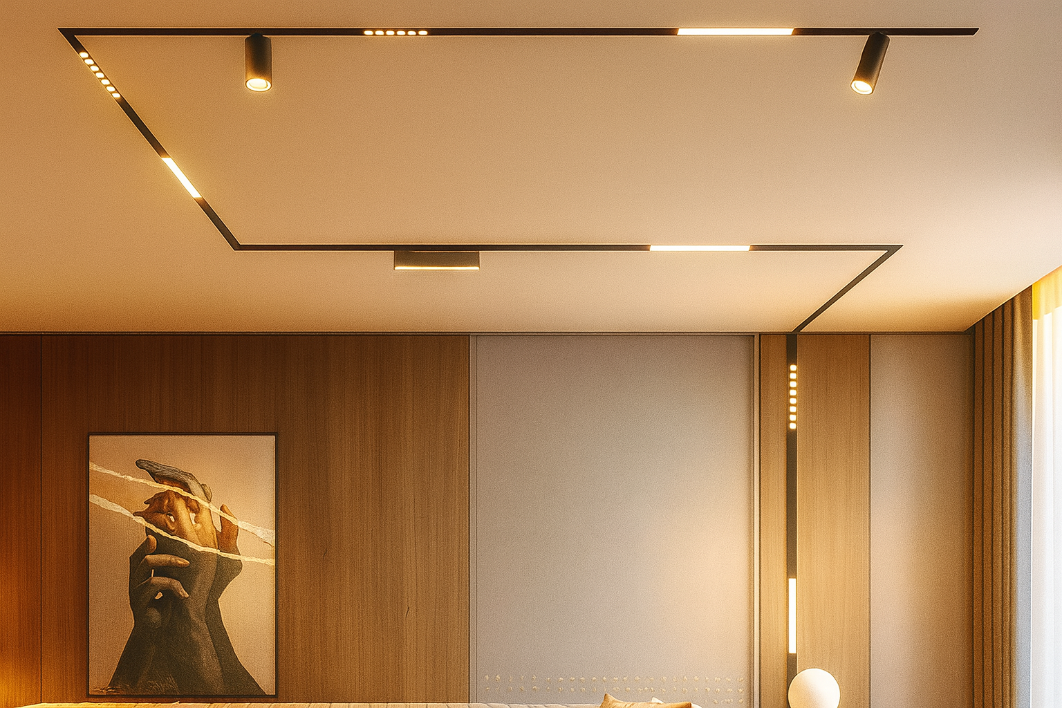 Iluminat cu Sina Magnetica