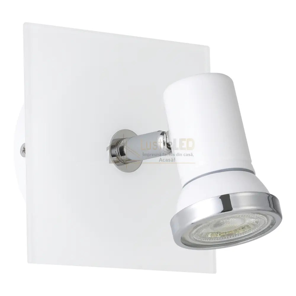 Aplica Tip Spot Reglabil TAMARA 1 IP44 White & Silver 12CM Eglo led ceiling light