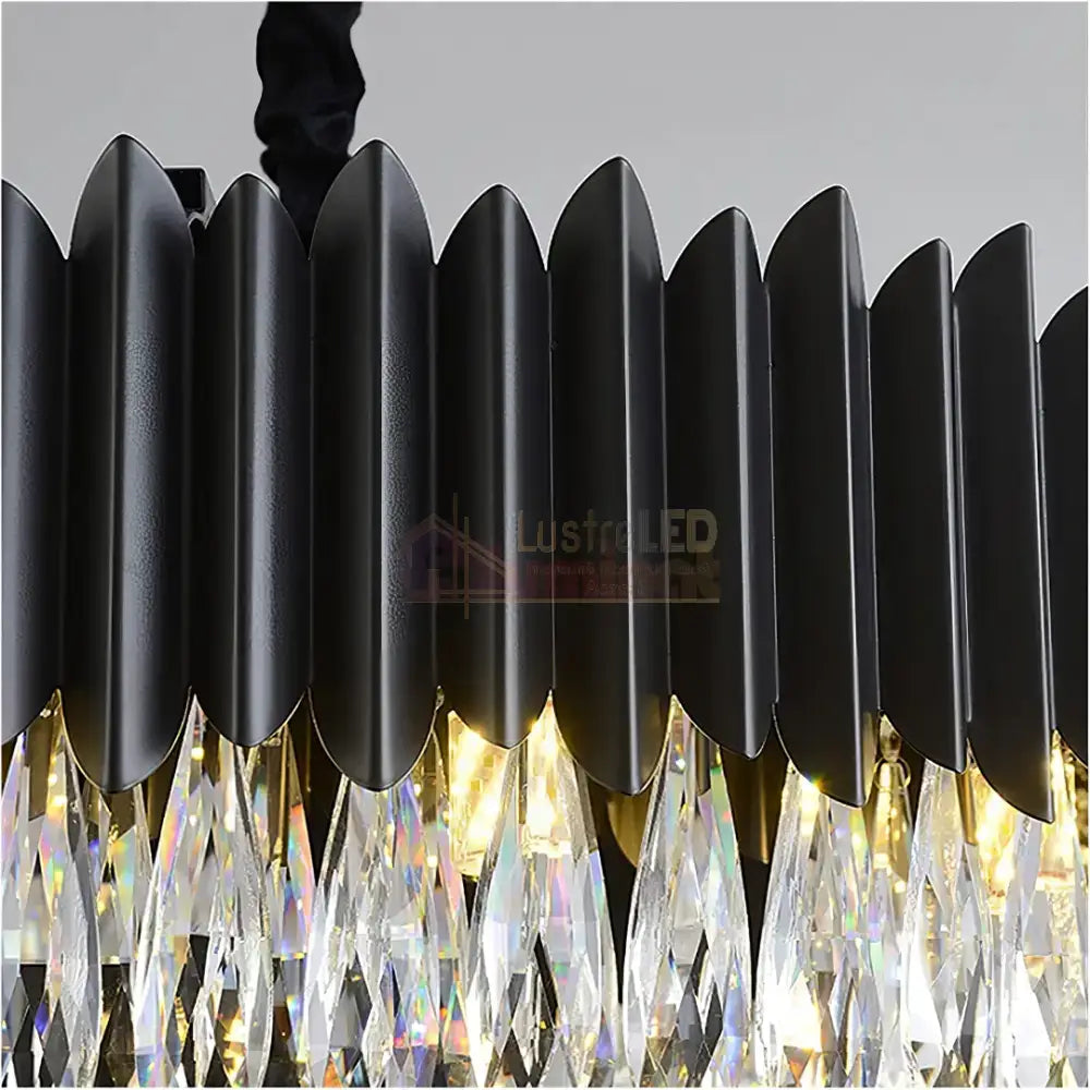 Candelabru Cristal 4xE14 Black Extravaganza NEAGRA / 35X26CM / CRISTAL Chandeliers Crystal