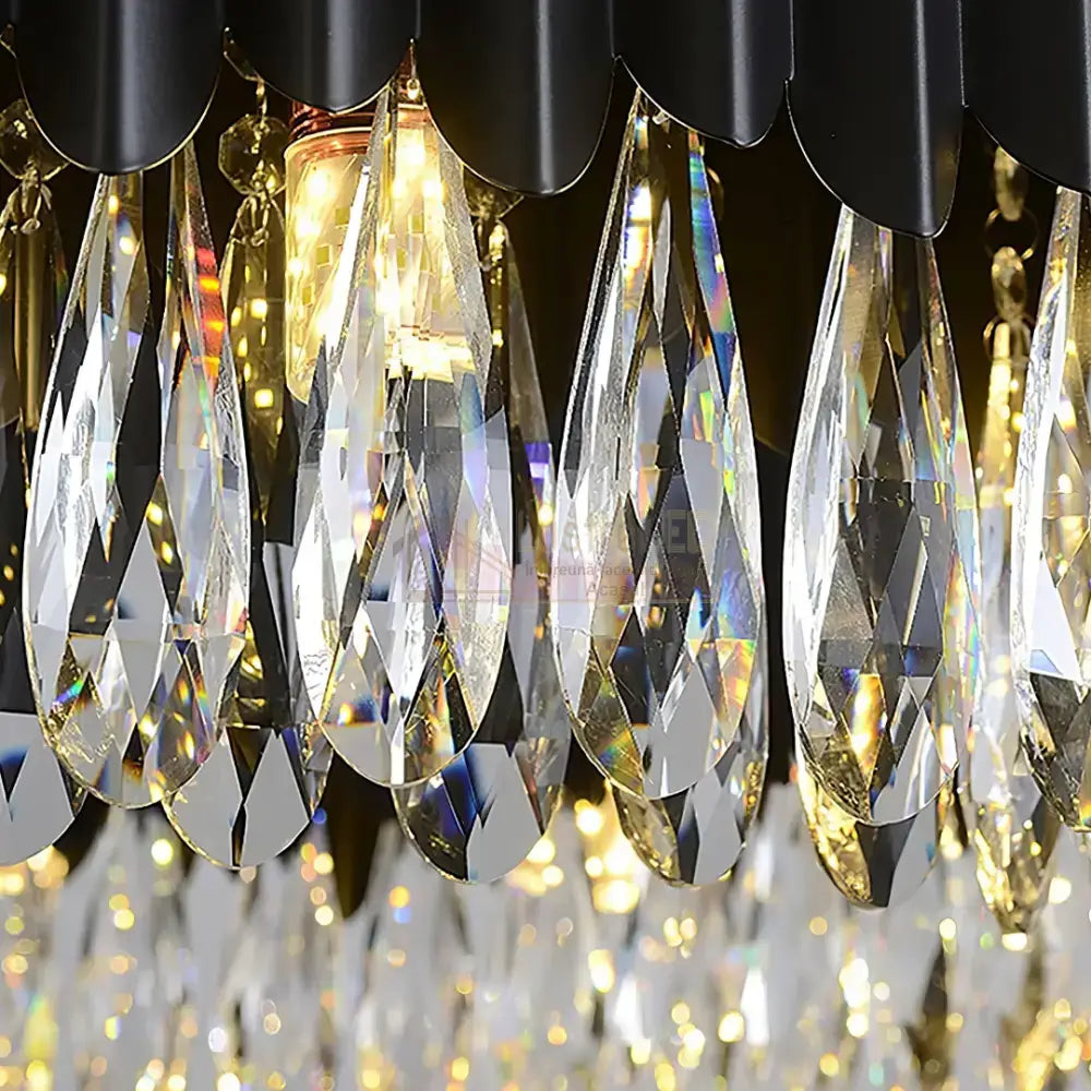 Candelabru Cristal 4xE14 Black Extravaganza NEAGRA / 35X26CM / CRISTAL Chandeliers Crystal
