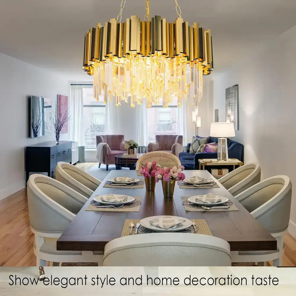 Candelabru Cristal Glory Gold Grande 400Mm Chandeliers Crystal