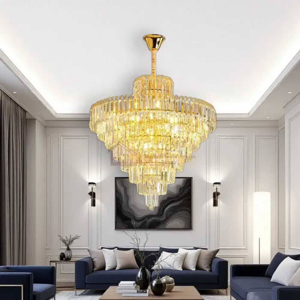 Candelabru Cristal Elegance 8 Becuri E14 si 94cm 90CM / CRISTAL / AURIE Chandeliers Crystal