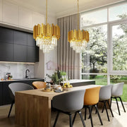 Candelabru Cristal Golden Maxi 400Mm Chandeliers Crystal