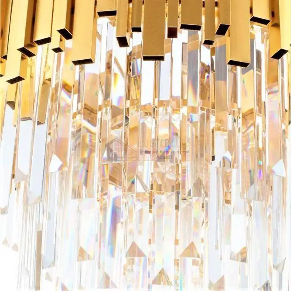 Candelabru Cristal Golden Maxi 400Mm Chandeliers Crystal