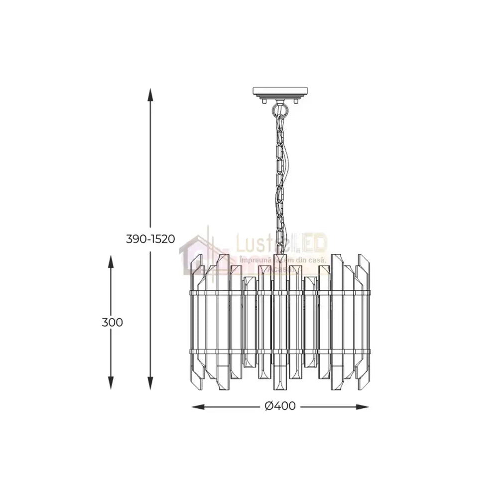 Candelabru Cristal Luxury ALEXANDRIA Premium AURIE / CRISTAL / 40CM Chandeliers Crystal