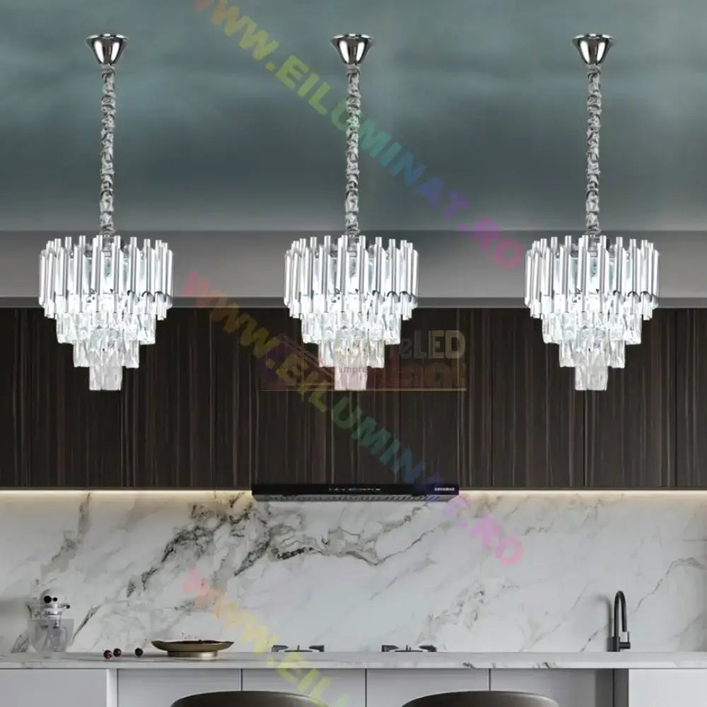 Candelabru Cristal Silver Panther 300Mm Chandeliers Crystal