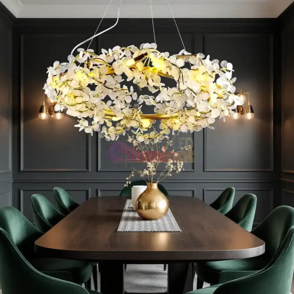 Candelabru LED Cristal Fleur Chandeliers Crystal