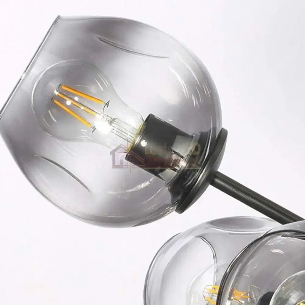 Lustra Abajur Reglabila 6xE27 Umbrava - 6035-6 NEAGRA / ABAJUR Chandeliers