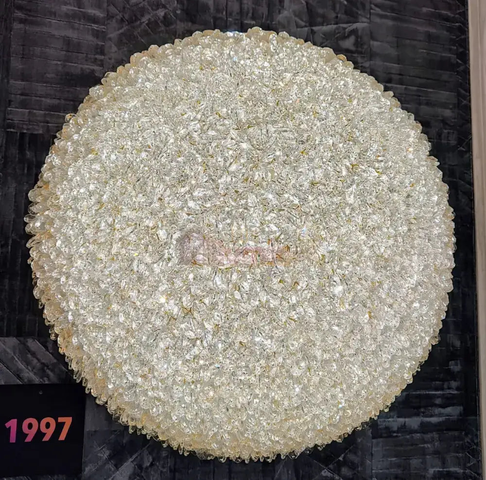Lustra Aplicata Crystal Golden Sponge Dome Lighting Fixtures