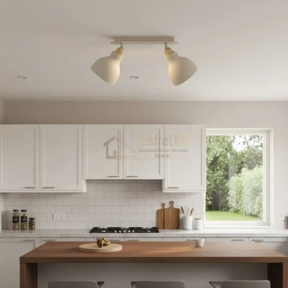 Lustra cu 2 Spoturi ARRECIFE Brown & Silver Chandeliers