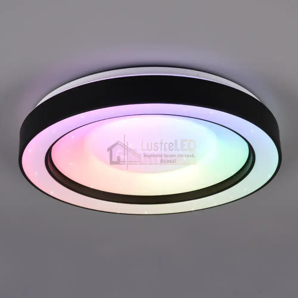 Lustra LED ARCO Black RGB NEAGRA / CIRCLE DESIGN Lighting Fixtures