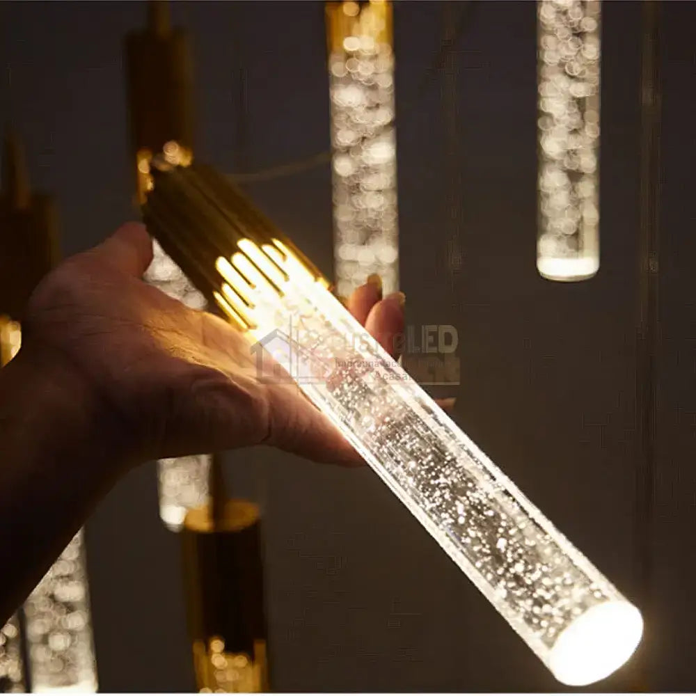 Lustra LED Suspendata Cristal Nuvella Lighting Fixtures