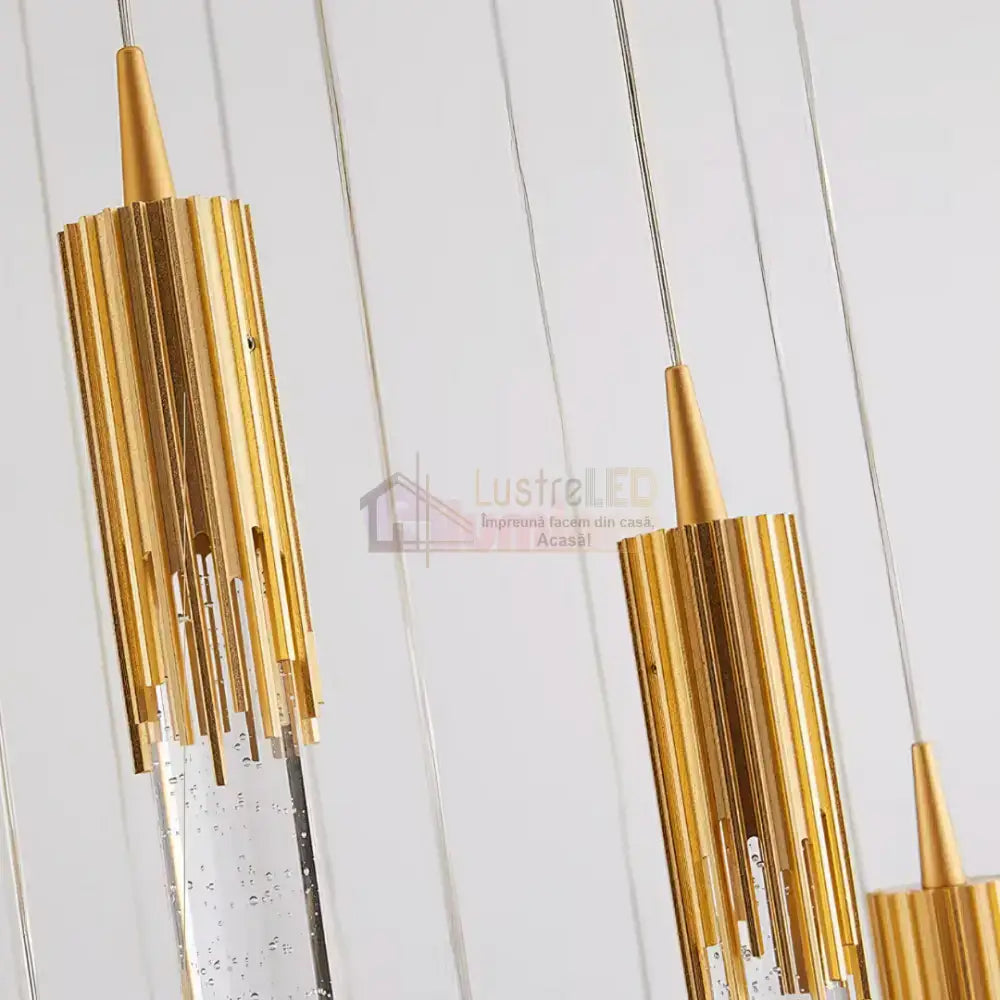 Lustra LED Suspendata Cristal Nuvella Lighting Fixtures