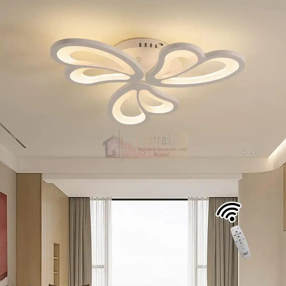 Lustra Led Mini Clio Smart Plus Telecomanda Echivalent 300W Lighting Fixtures