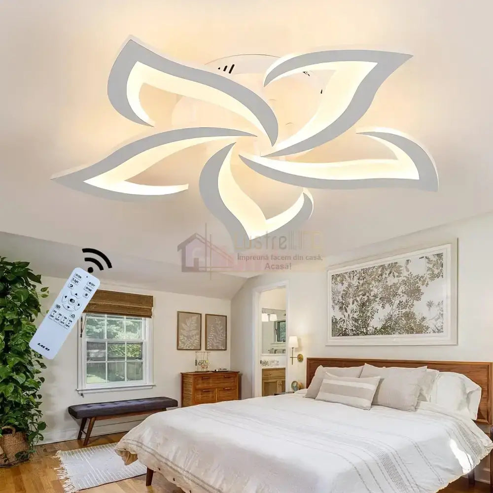 Lustra Led Narcisse Telecomanda Echivalent 500W Lighting Fixtures