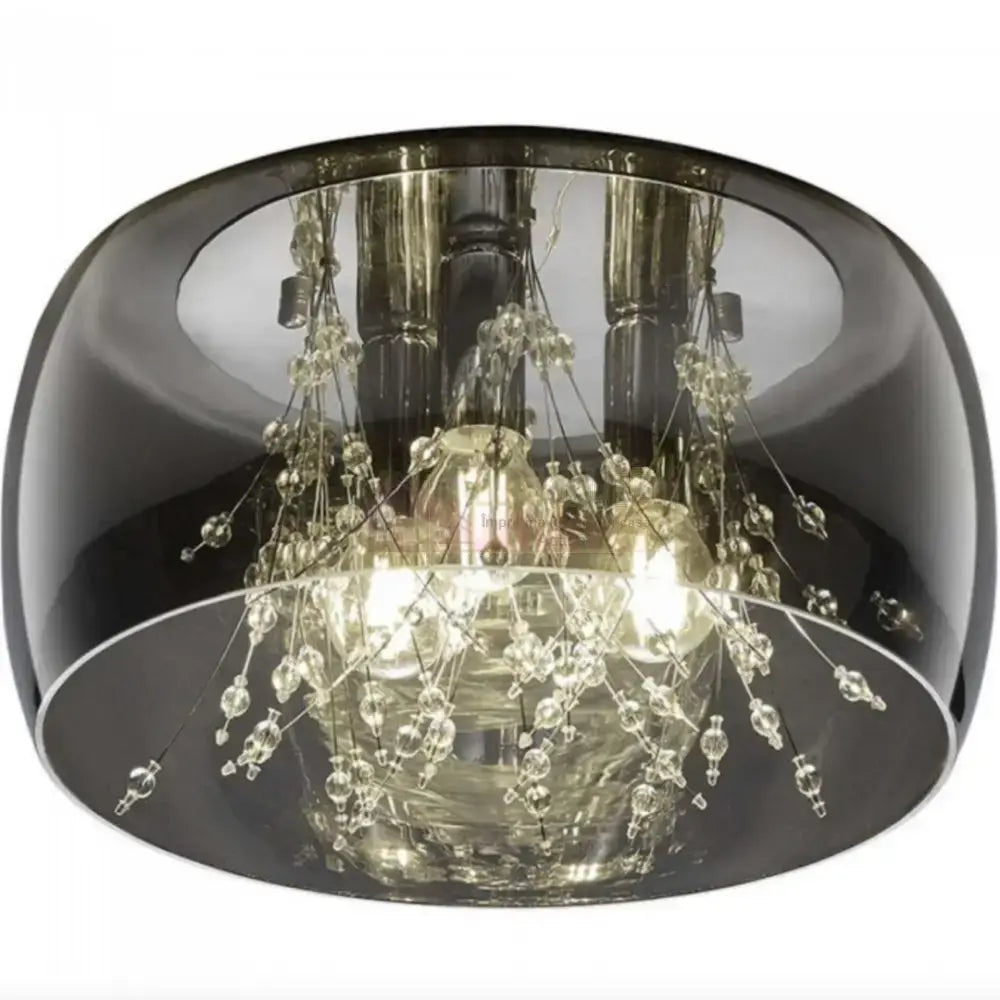 Lustra Chrome 3xE14 ShinePulse 28W ARGINTIE / ABAJUR Chandeliers