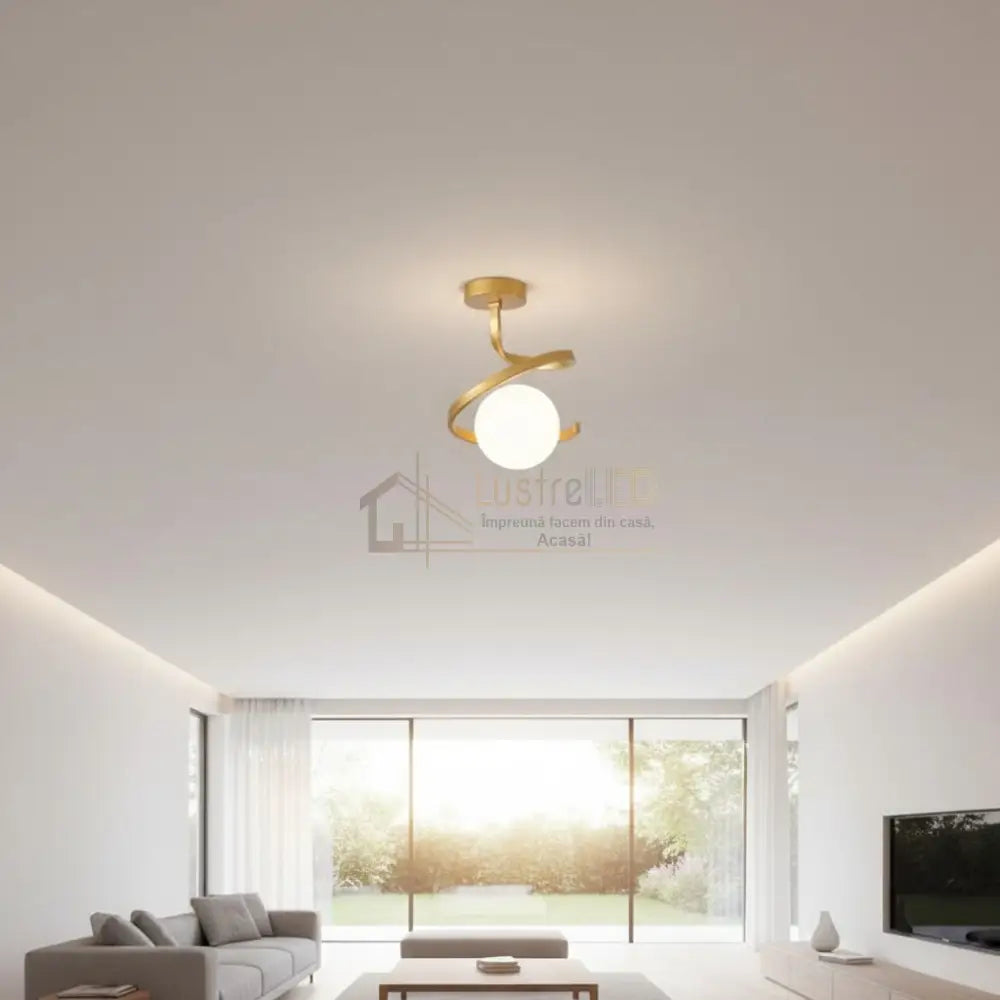 Lustra MERSA Gold Abajur Mat 1xE27 Lighting Fixtures