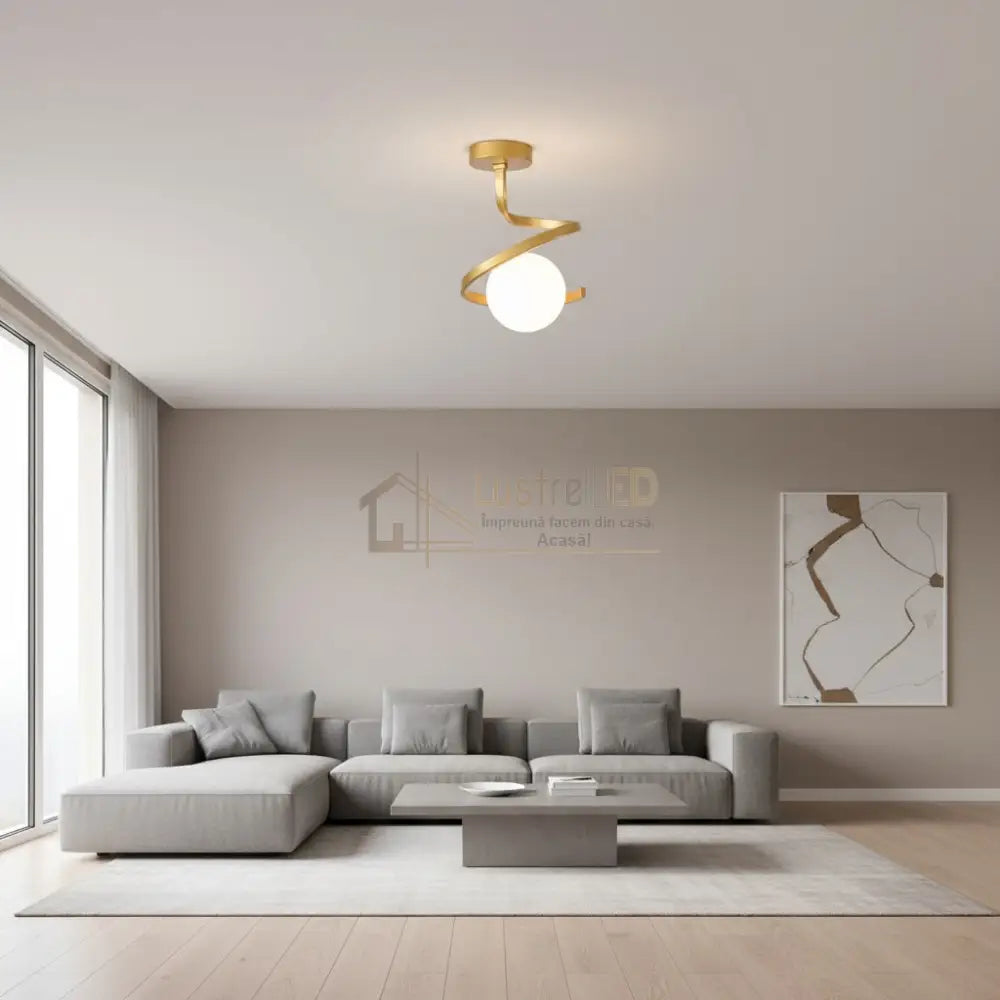 Lustra MERSA Gold Abajur Mat 1xE27 Lighting Fixtures