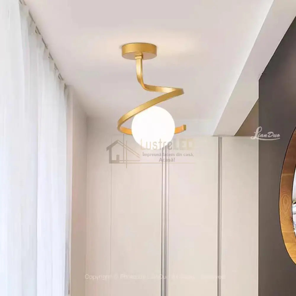 Lustra MERSA Gold Abajur Mat 1xE27 Lighting Fixtures
