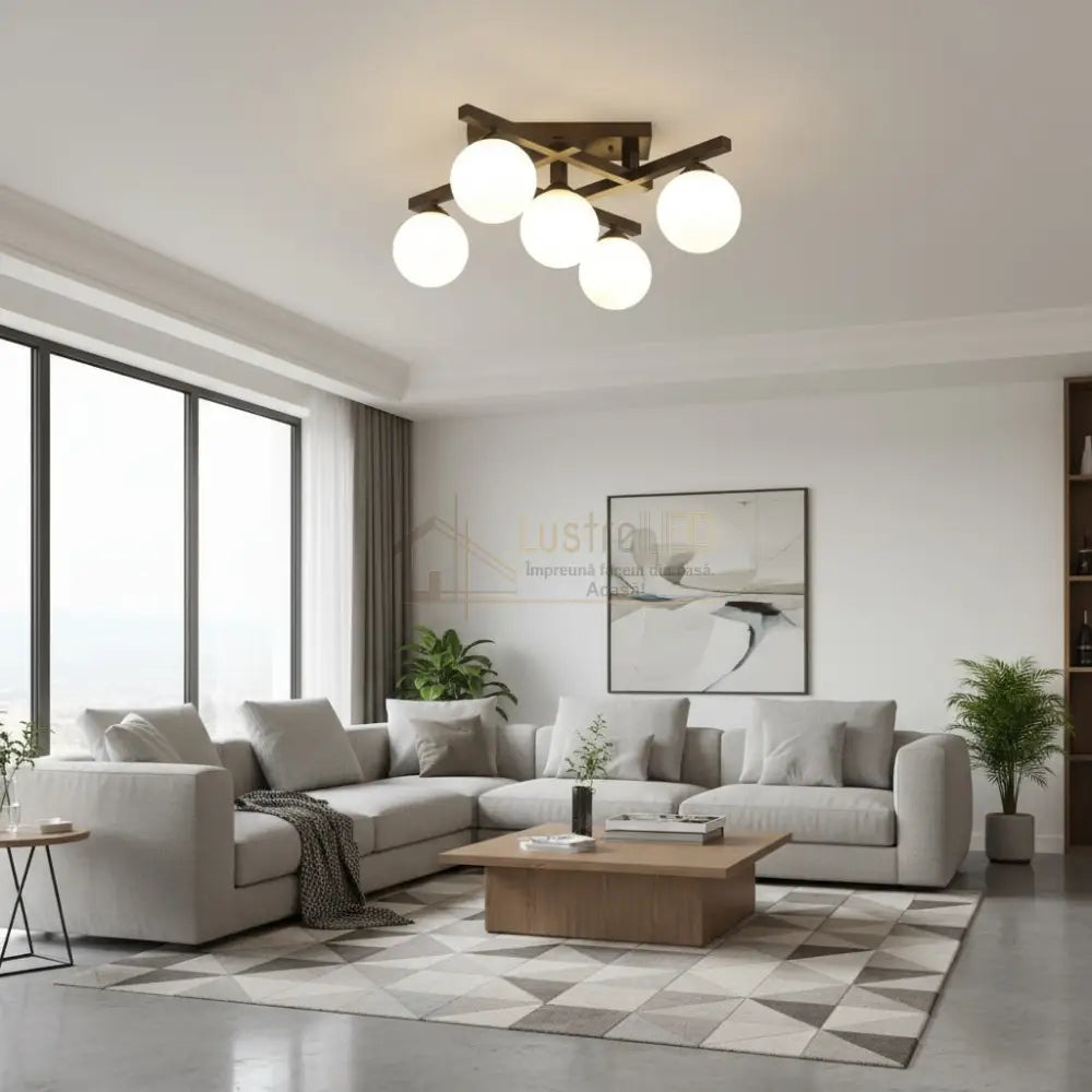 Lustra MEZO Abajur Mat 5xE27 Lighting Fixtures