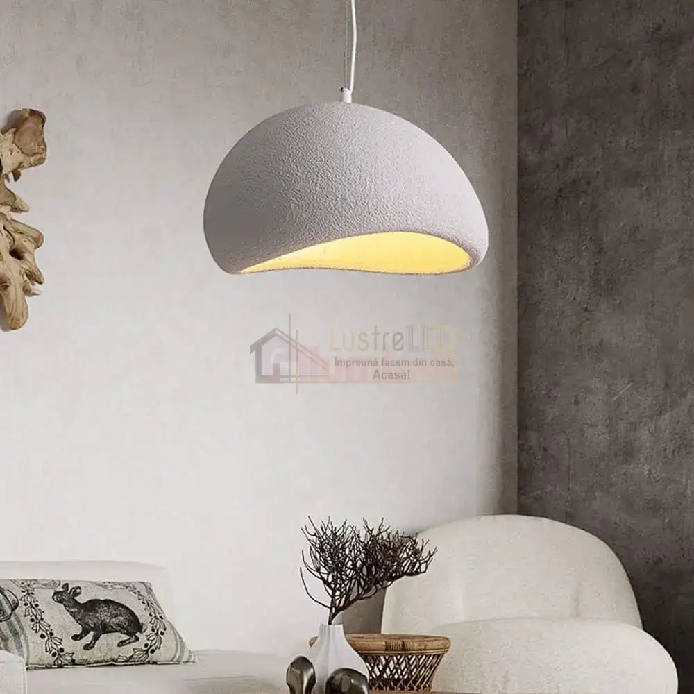 Pendul COLOSSUS Rotund Gri 50cm GRI / VINTAGE SI RETRO DESIGN Lighting Fixtures