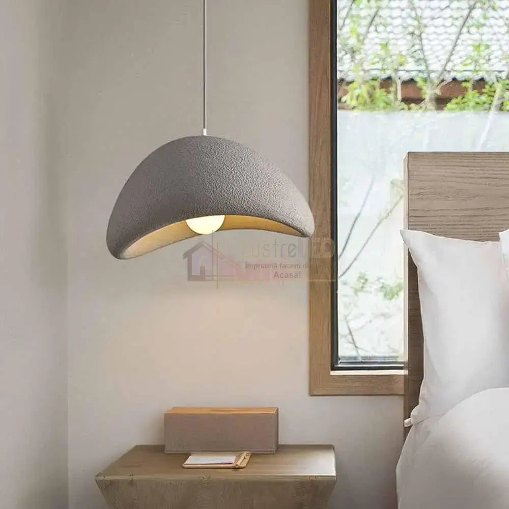 Pendul COLOSSUS Triunghi Gri 30cm GRI / MINIMALIST DESIGN Lighting Fixtures