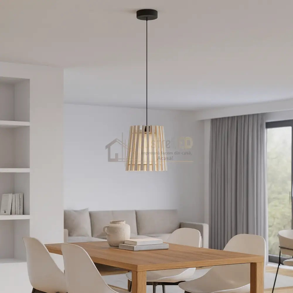 Pendul FATTORIA Nature 110CM LEMN / VINTAGE SI RETRO DESIGN Lighting Fixtures