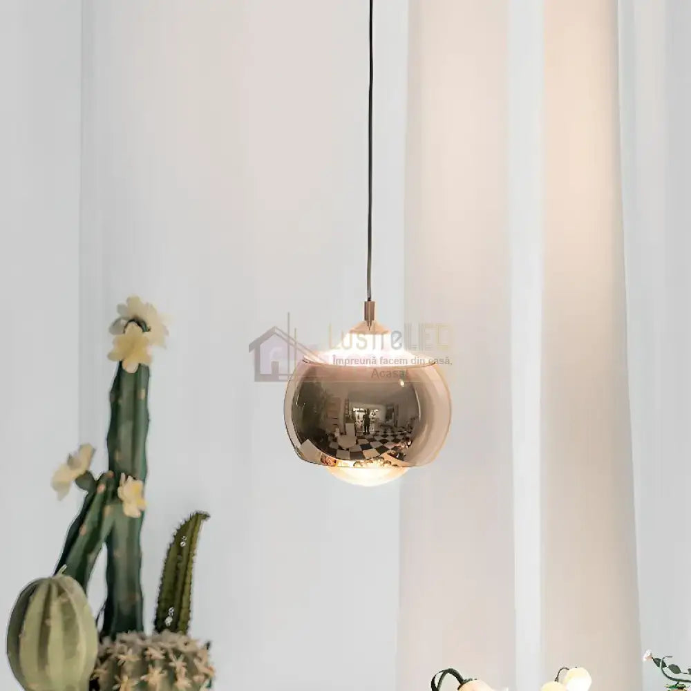 Pendul LED 12W Z3 Auriu Reglabil Pull UP/DOWN AURIE / 10CM led ceiling light