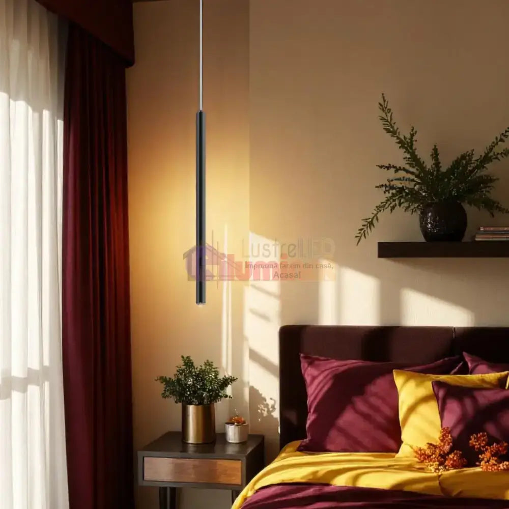 Pendul LED Black Norlin lustreled.ro