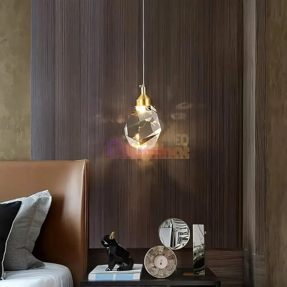 Pendul LED Cristal Drops lustreled.ro