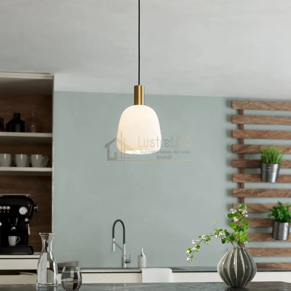 Pendul MANZANARES White 1xE27 Eglo Ø23CM Lighting Fixtures
