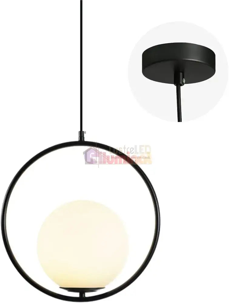Pendul Nordic Full Moon Black lustreled.ro