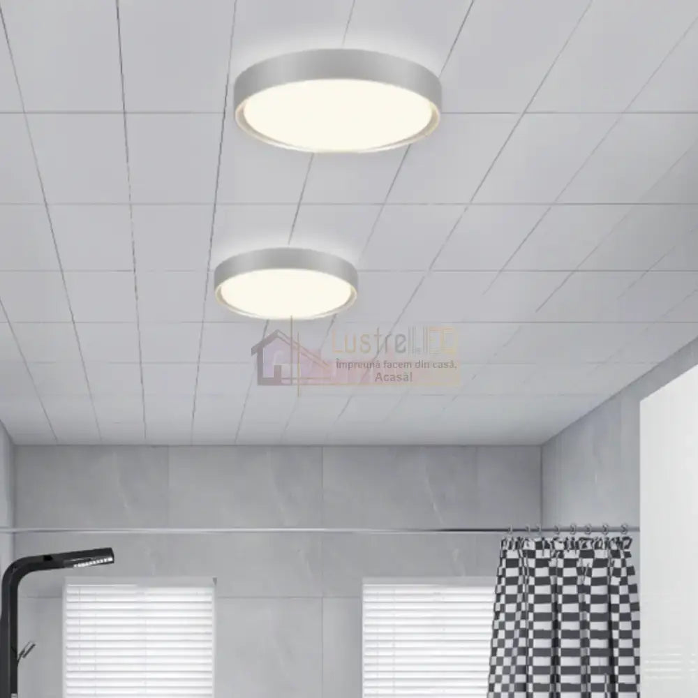 Lustra LED CLARIMO White ALBA / 33CM / MINIMALIST DESIGN Lighting Fixtures