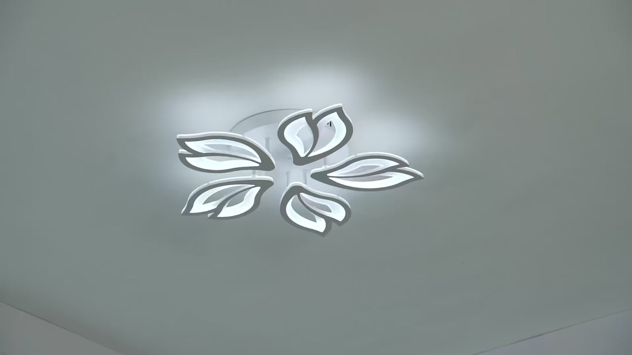 Încarcă videoclipul: Lustra LED ANEMONE Echivalent 500W Telecomanda