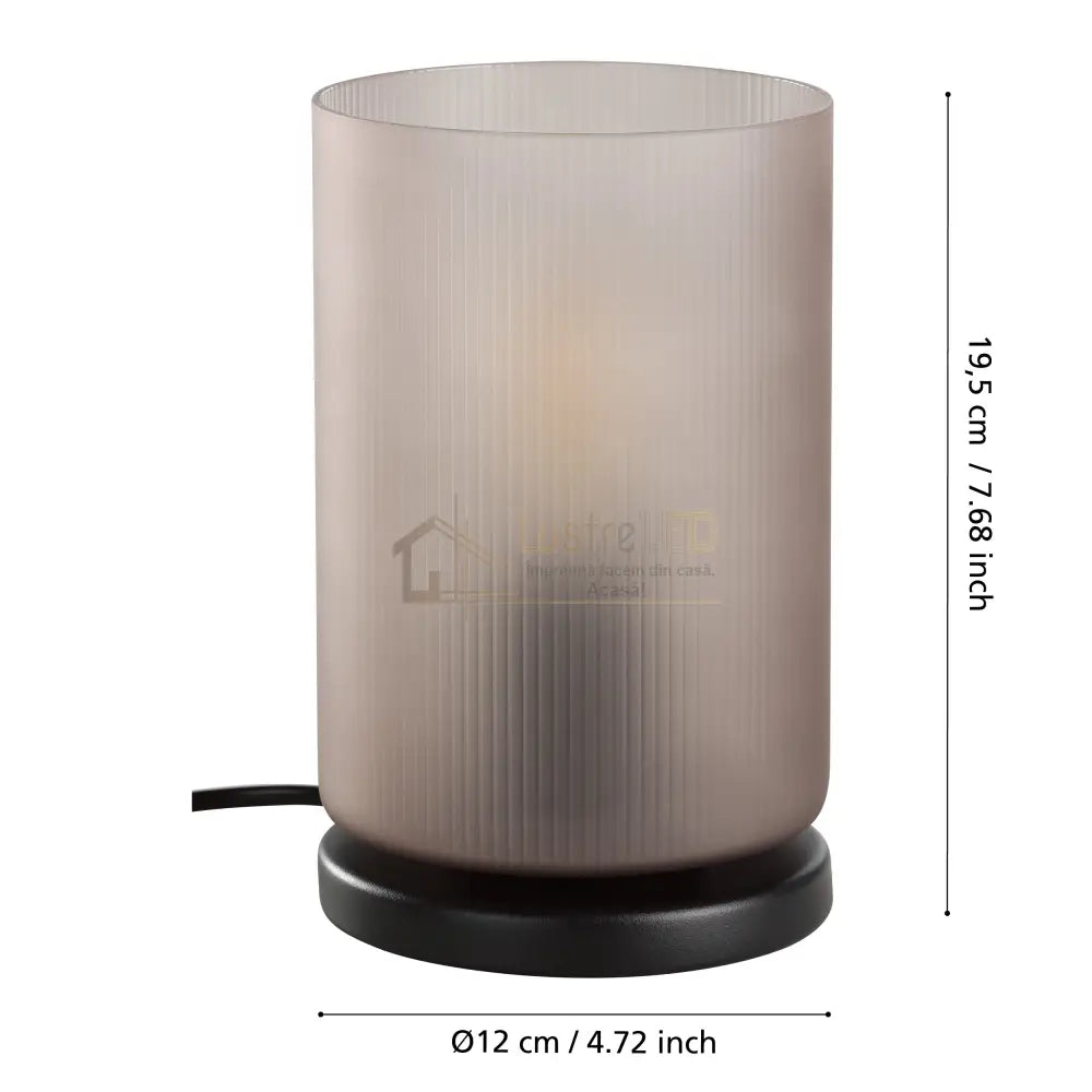 Veioza COLOMERA Black Ø12CM Eglo