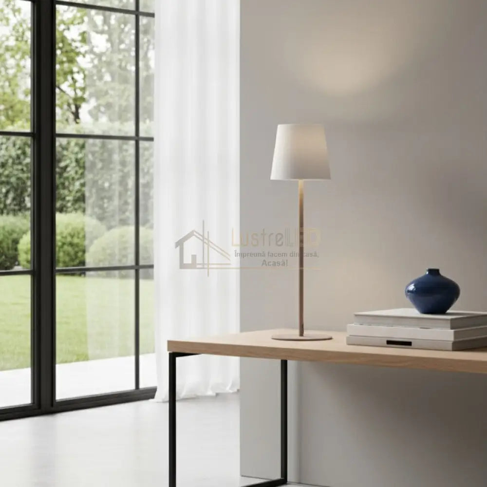 Veioza Cream & White 53CM Eglo