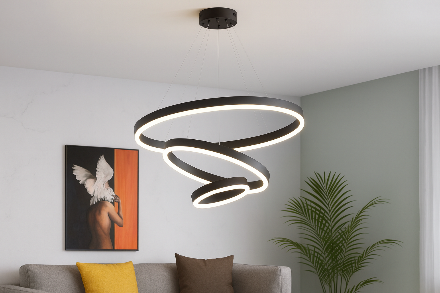 Lustre LED Suspendate