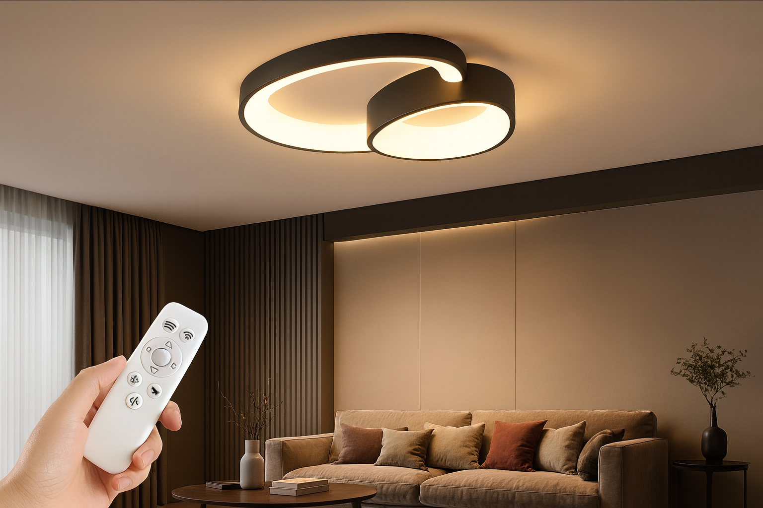 Plafoniere LED cu Telecomanda
