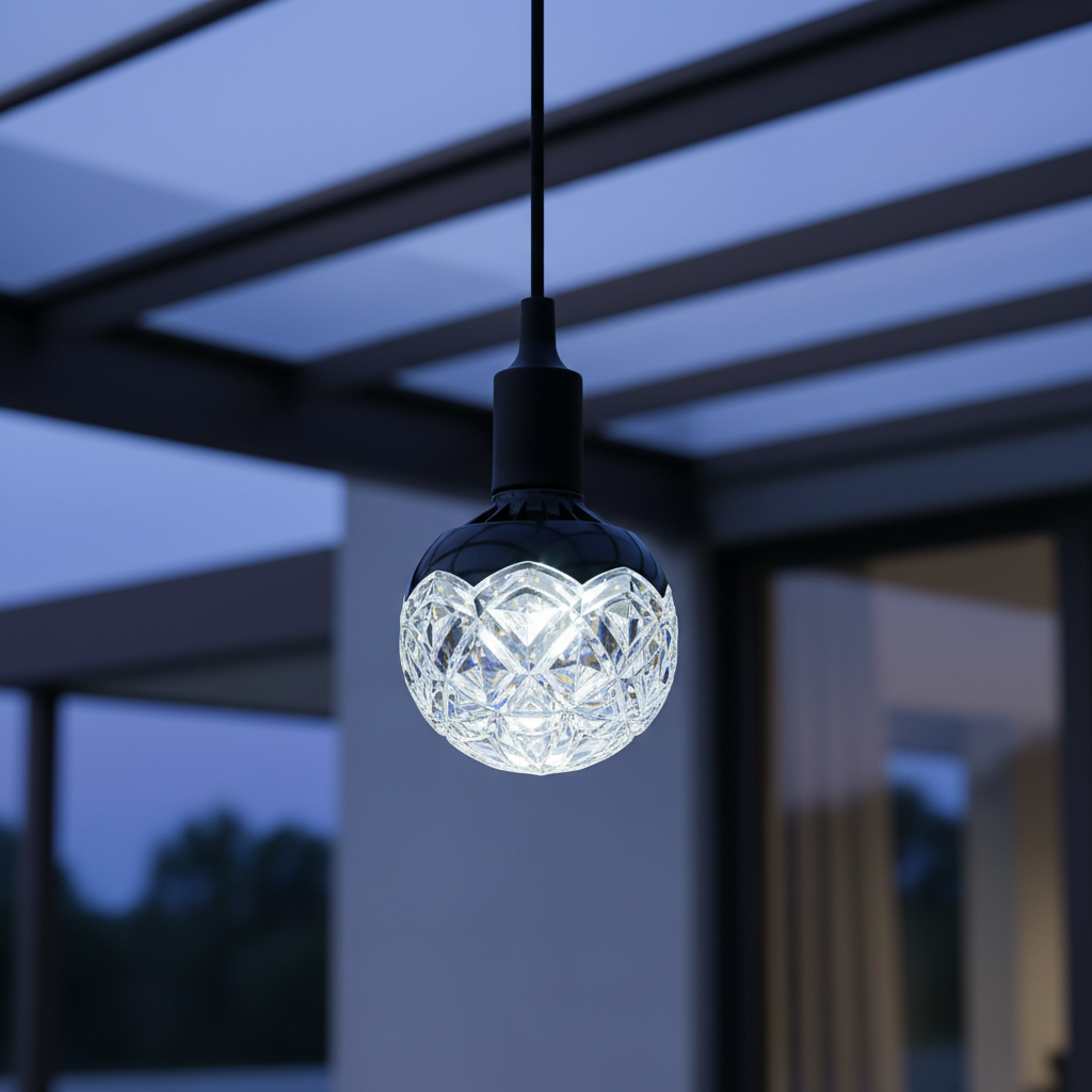 Pendul LED Exterior CRYLO 10W Black