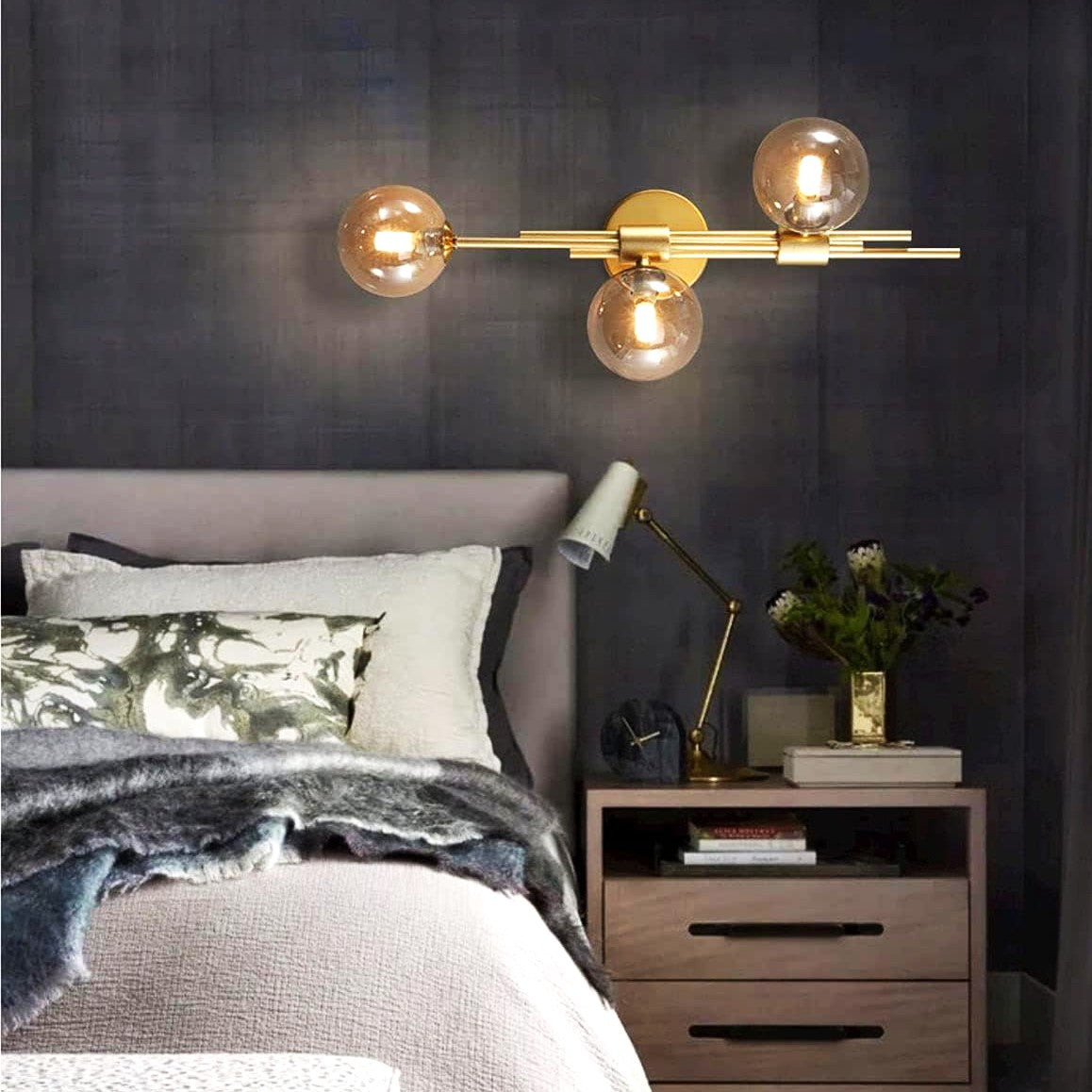 Lustra Abajur Transparent Liniara MX905 3 AURIE / ABAJUR Chandeliers