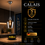 Pendul Premium CALA Silver 1xE27