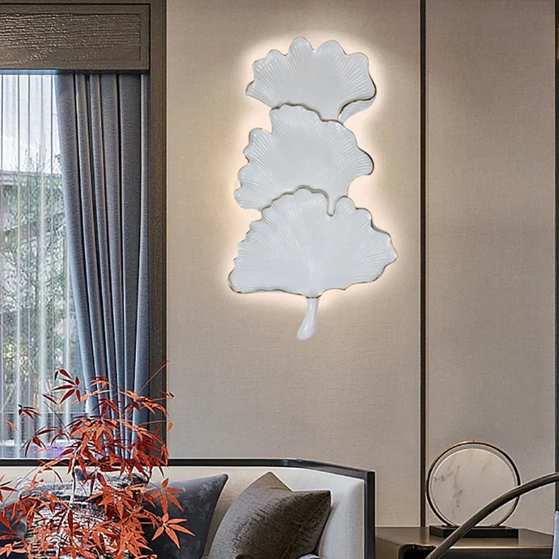 Aplica LED GOLD LEAF YCM 6310 SV ARGINTIE / MINIMALIST DESIGN / APLICA PERETE Wall Light Fixtures