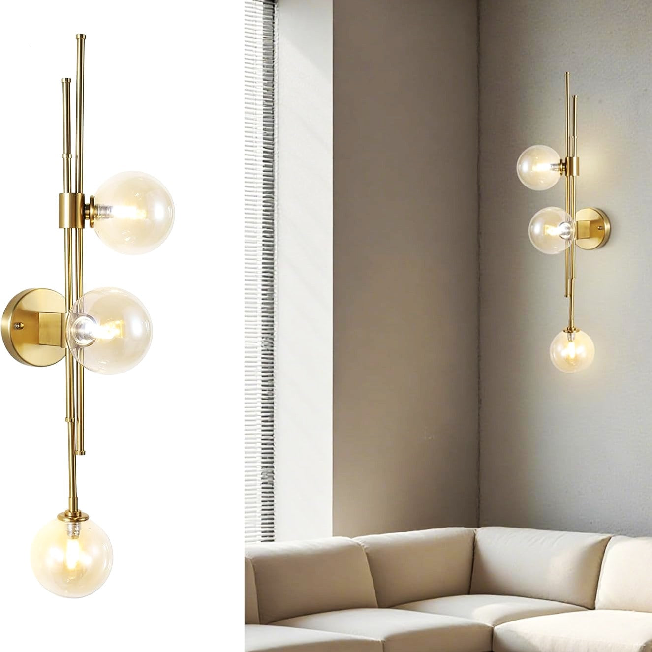 Lustra Abajur Transparent Liniara MX905 3 AURIE / ABAJUR Chandeliers