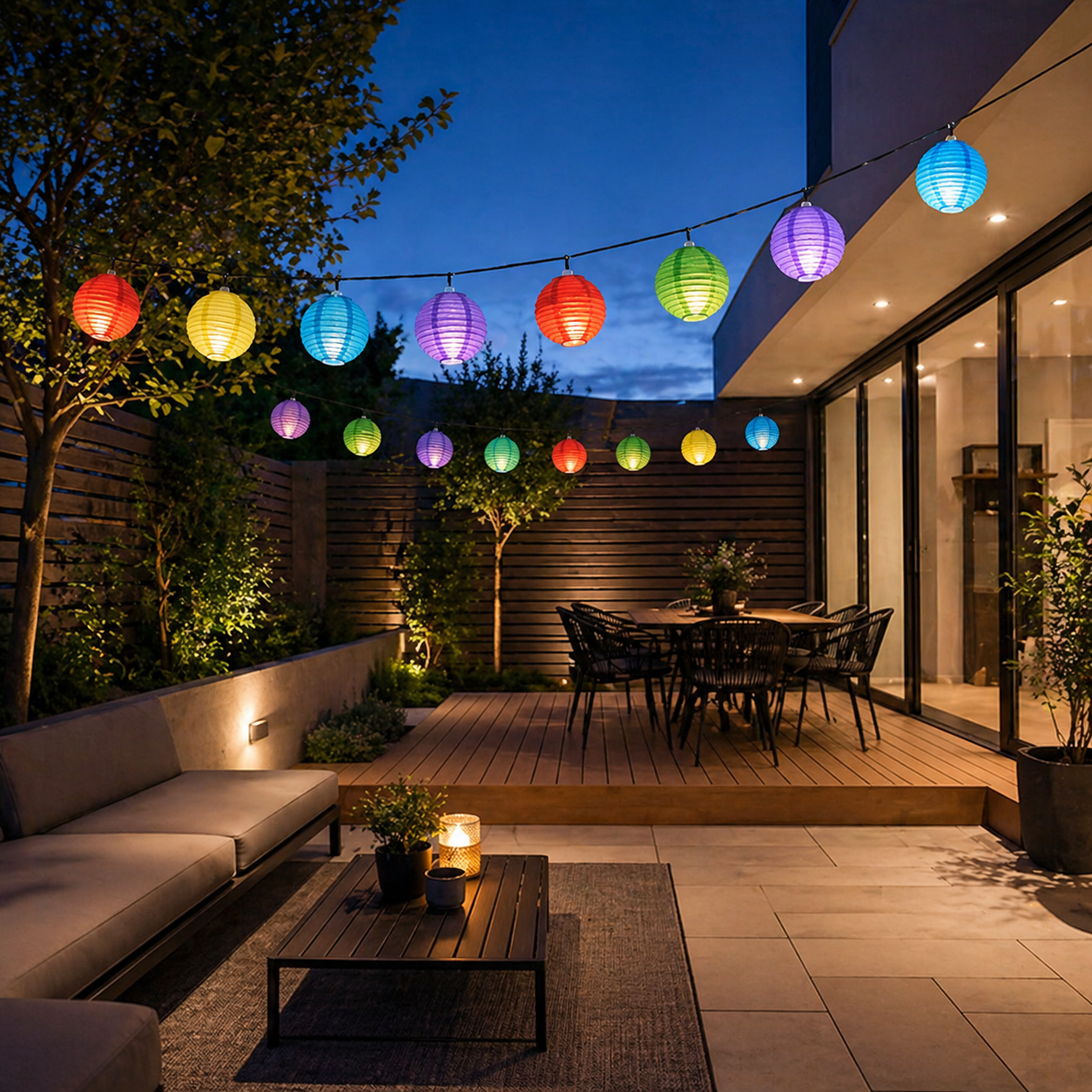 Ghirlanda Solara LED Multicolora SOLAR 4.30M 300mAh Premium