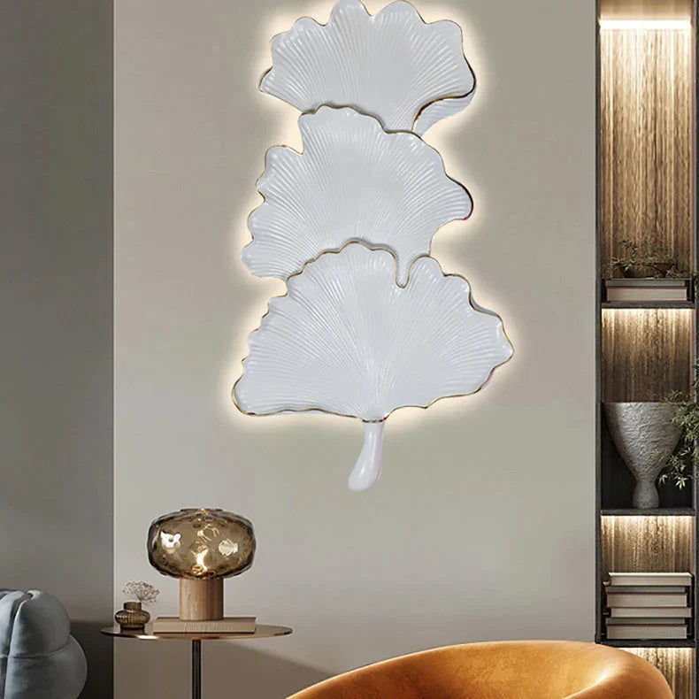 Aplica LED GOLD LEAF YCM 6310 SV ARGINTIE / MINIMALIST DESIGN / APLICA PERETE Wall Light Fixtures