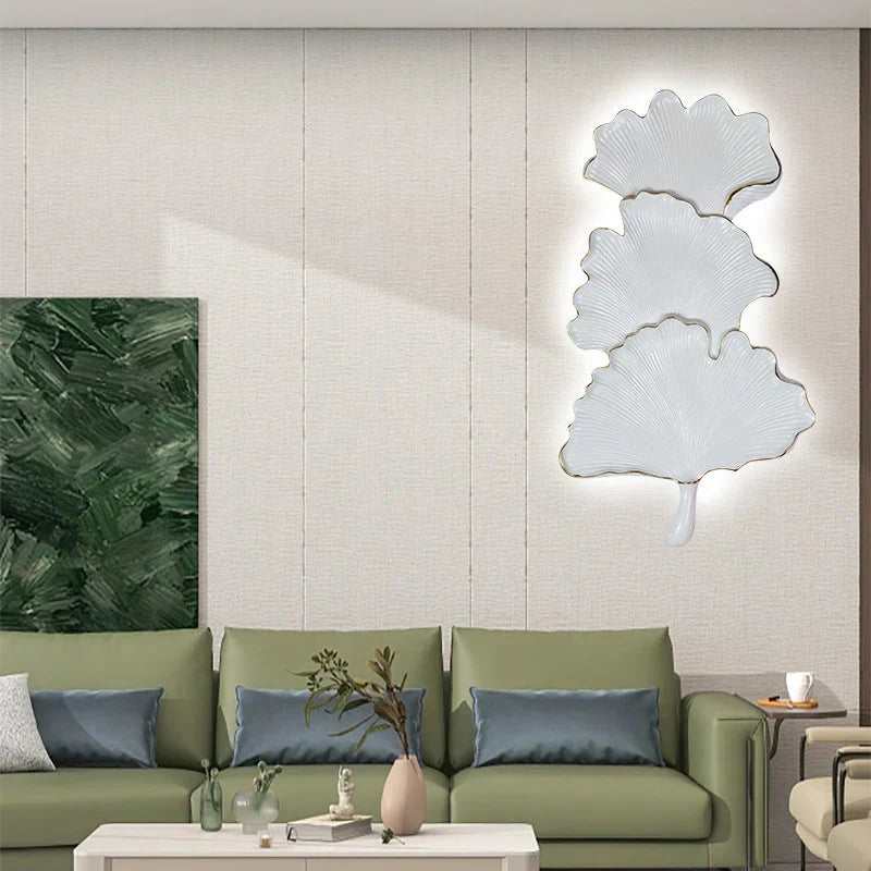 Aplica LED GOLD LEAF YCM 6310 SV ARGINTIE / MINIMALIST DESIGN / APLICA PERETE Wall Light Fixtures