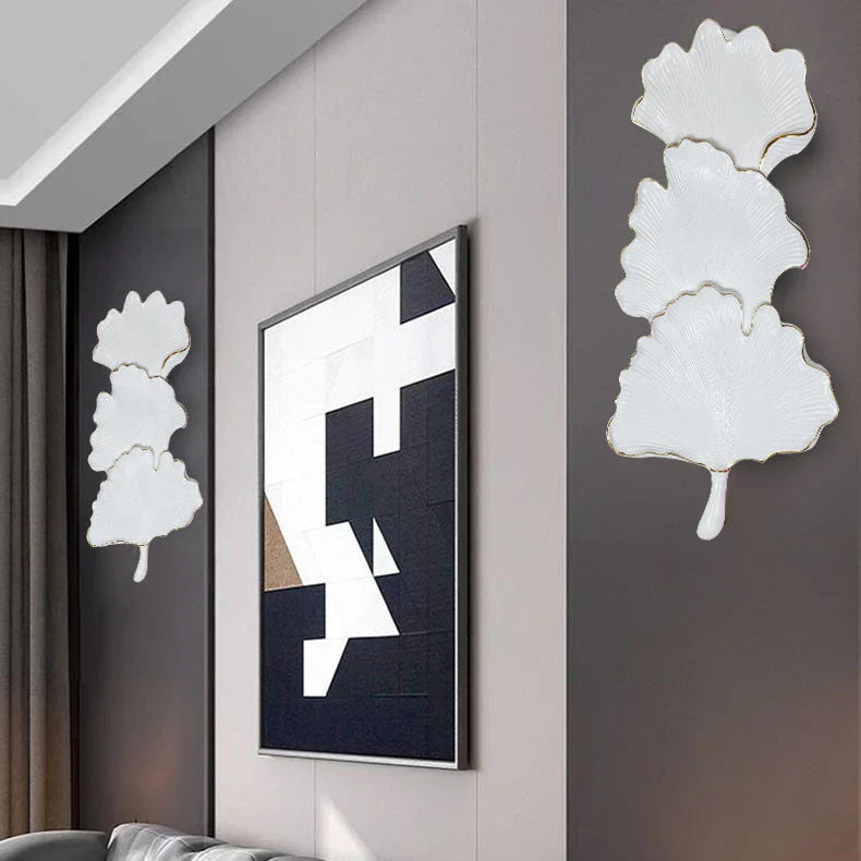 Aplica LED GOLD LEAF YCM 6310 SV ARGINTIE / MINIMALIST DESIGN / APLICA PERETE Wall Light Fixtures