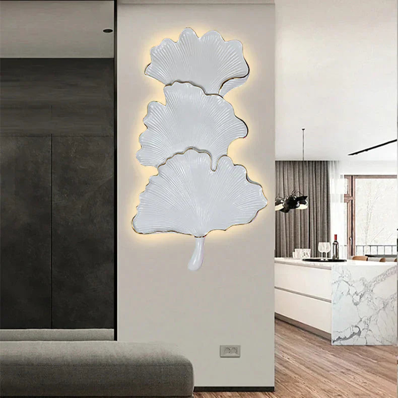 Aplica LED GOLD LEAF YCM 6310 SV ARGINTIE / MINIMALIST DESIGN / APLICA PERETE Wall Light Fixtures