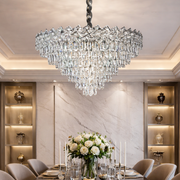 Candelabru Cristal MALLI Silver ⌀80CM