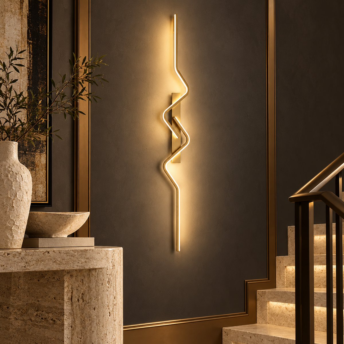 Aplica LED BEZY Gold 80CM